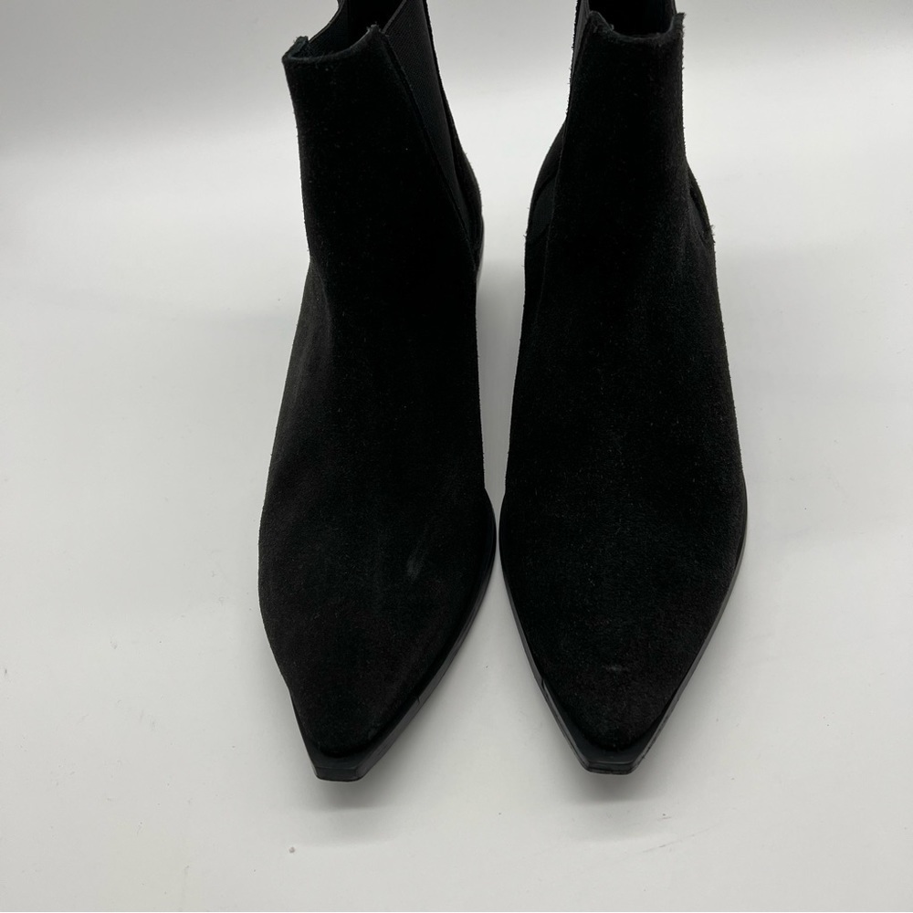 Sey Collection‎ Pointed Toe Suede Black Boots - Picture 7 of 10